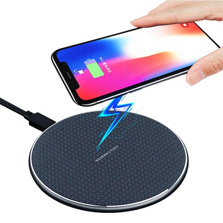 10W 15W Wireless Charger Pad LED Light Fast Charging Wireless Charger for Iphone Wireless Charger OEM